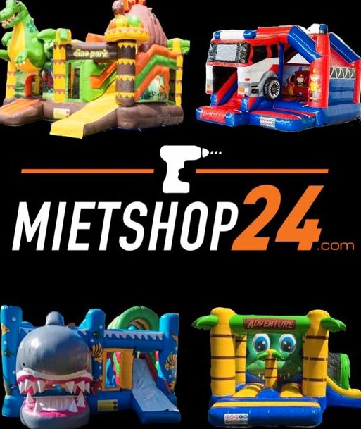 Hüpfburg Dino Rutsche Kinder mieten bei Mietshop24 – 4