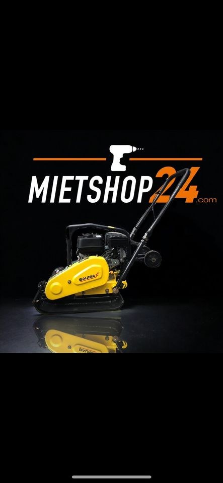 110kg Rüttelplatte Rüttler Verdichter mieten bei Mietshop24