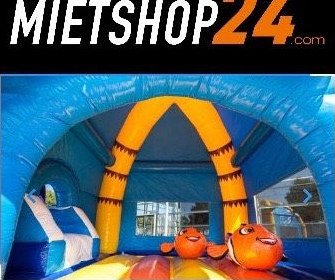Hüpfburg 6,8x5,2m Clownfisch Seaworld mieten bei Mietshop24 – 3
