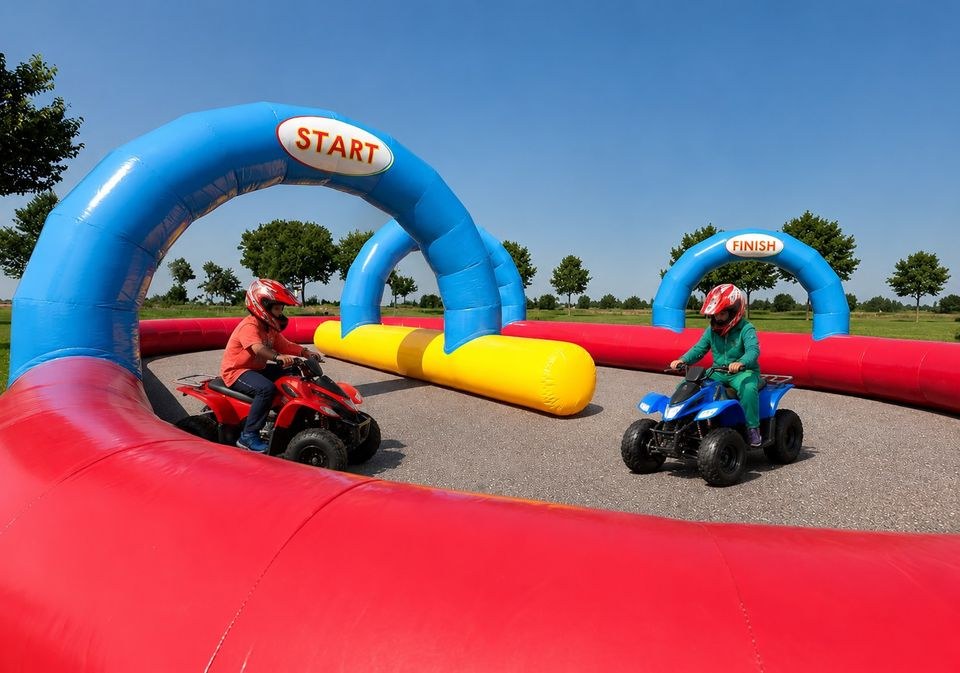 Rennstrecke Quad Hüpfburg mieten in Beesten – Hüpfspaß für jede Feier – 2