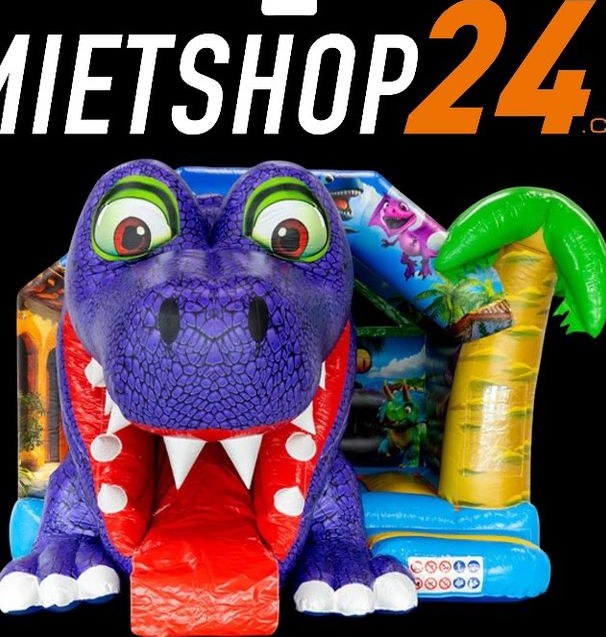 5,9mx4,2m Hüpfburg Crazy Dino Rutsche mieten bei Mietshop24 – 4