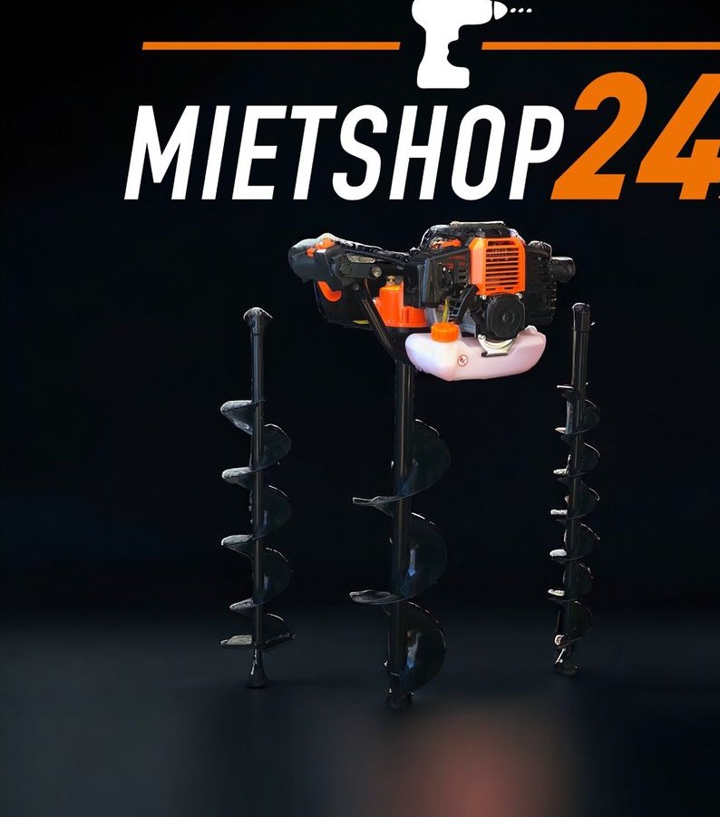 Mietshop24 Erdbohrer Zaunbau Pfahlramme mieten bei Mietshop24