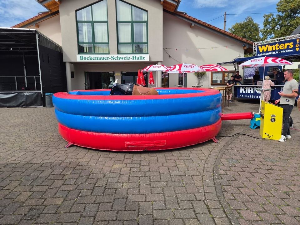 Bullenreiten Bullriding Rodeo Hüpfburg Bulle mieten in Bad Vilbel – 4
