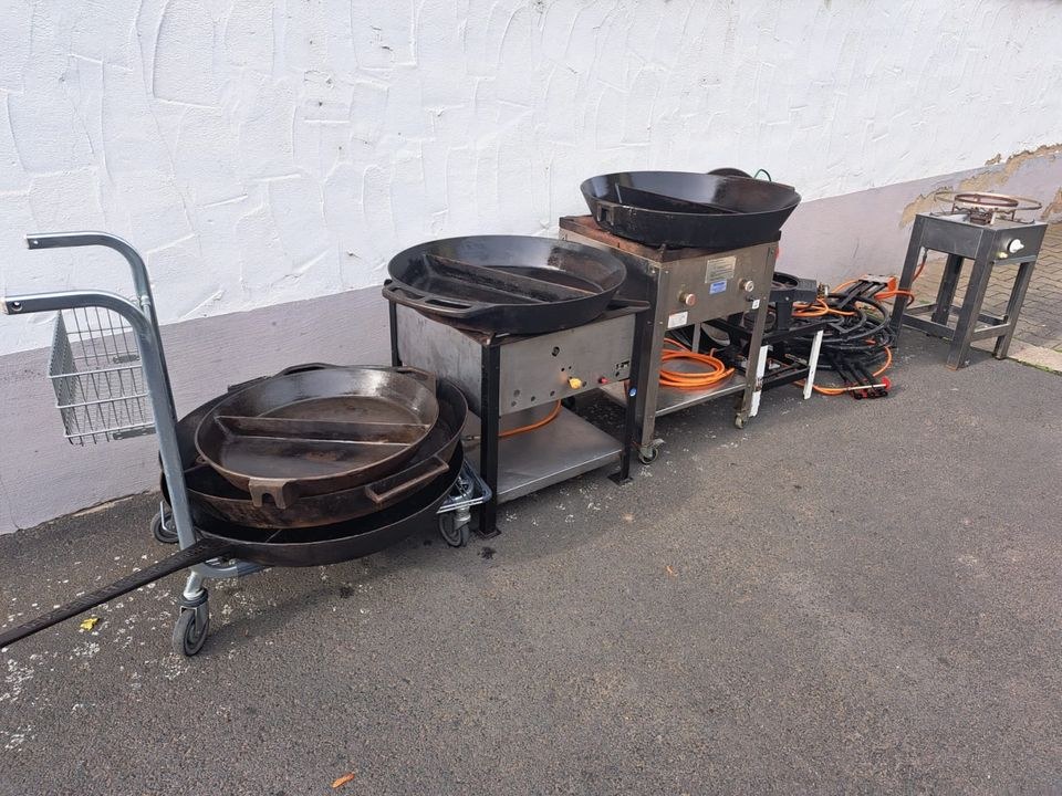 XXL Pfanne 80 cm gusspfanne Catering mieten bei Mister-Event de