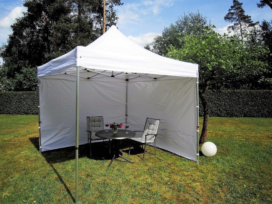 Zelt 3x3 Weiß Faltzelt Pavillon mieten bei Mister-Event de