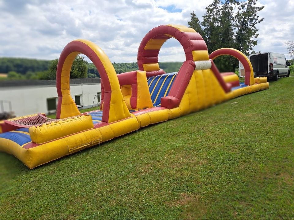 Hüpfburg hindernisparcour XXL Rutsche Firmen mieten in Bad Vilbel – 2