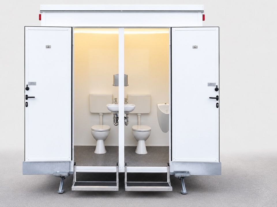 WC Toilettenwagen M Toilettenanhänger Klo mieten bei Mister-Event de – 2
