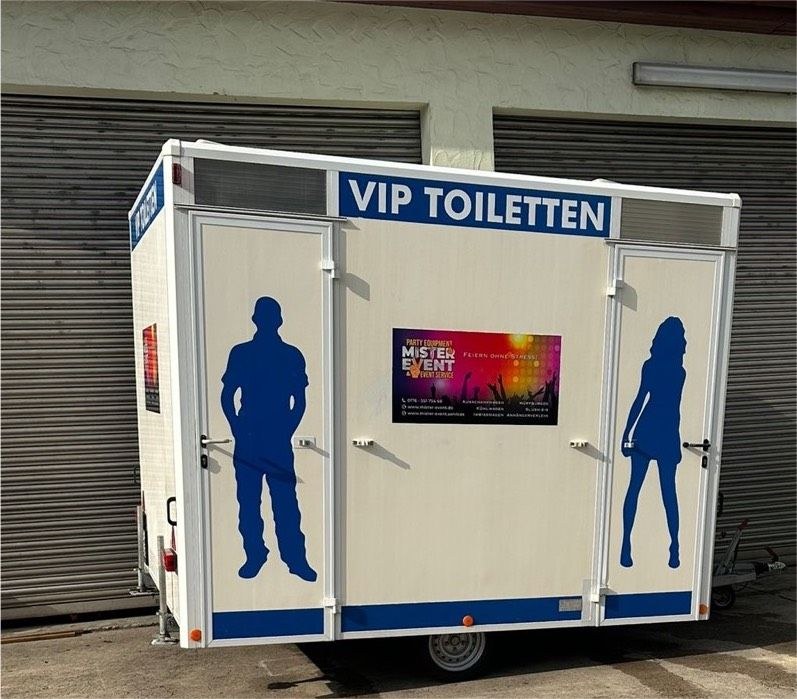 Toilette WC Toilettenwagen L Toilettenanhänger mieten in Bad Vilbel – 2