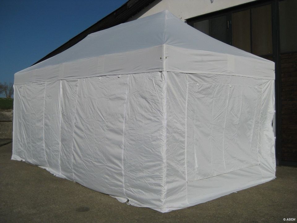 Zelt 3x6 Faltzelt weiß Pavillon mieten bei Mister-Event de