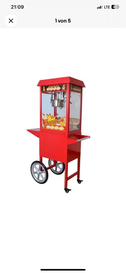 Popcorn Maschine Popcornmaschine mieten bei Mister-Event de – 4