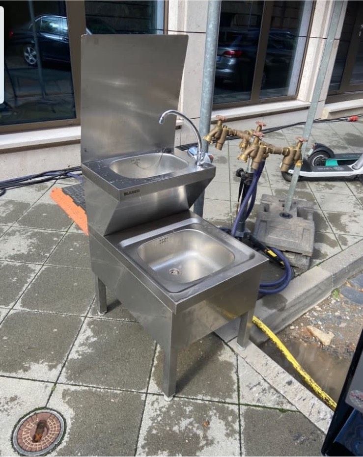 Mobiles Spülbecken Spüle Handwaschbecken mieten bei Mister-Event de – 3