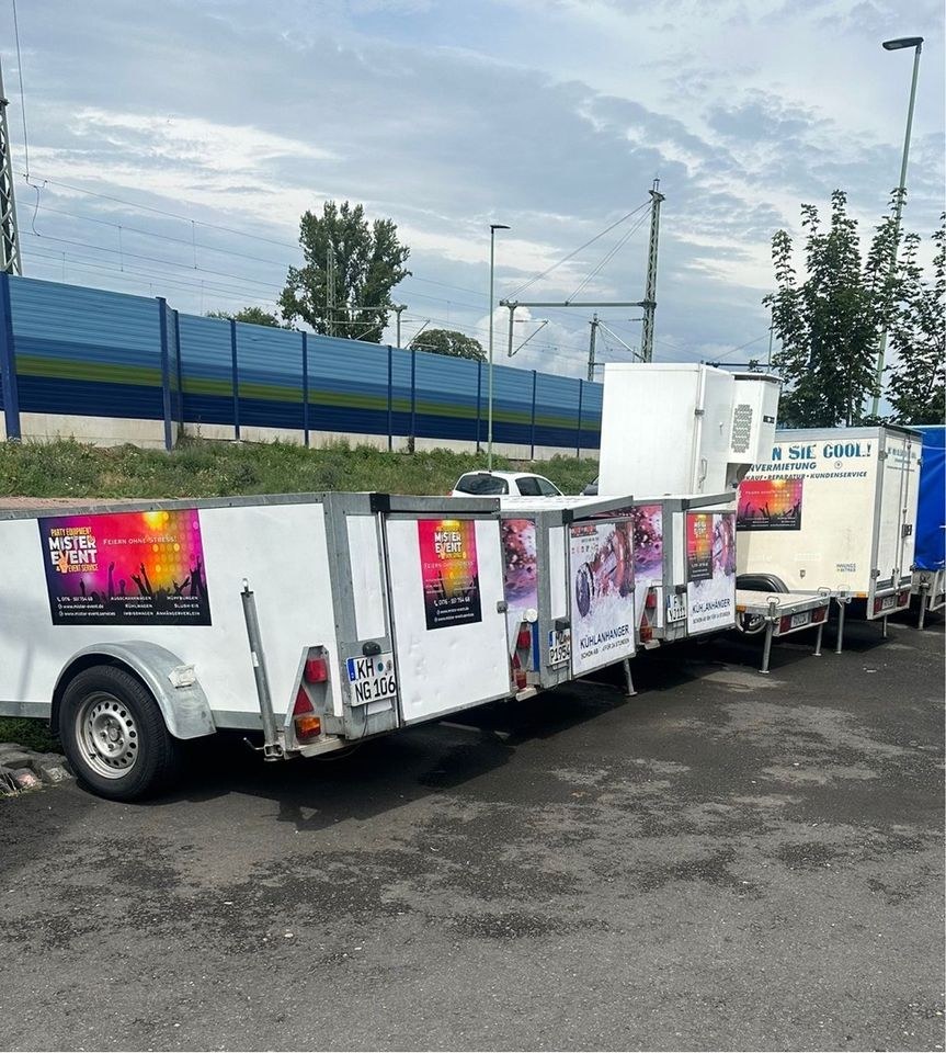 Kühlanhänger Kühlwagen Anhänger mieten bei Mister-Event de