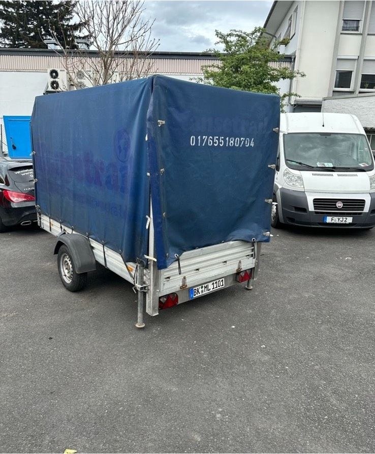 ❌❌L Pkw Anhänger 3 Meter 750 kg Umzug Kein BE mieten in Bad Vilbel – 4