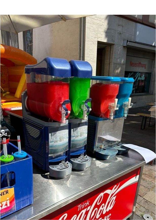 Slushmaschine Slush Maschine 1 2 3 Kammer evevt mieten in Bad Vilbel