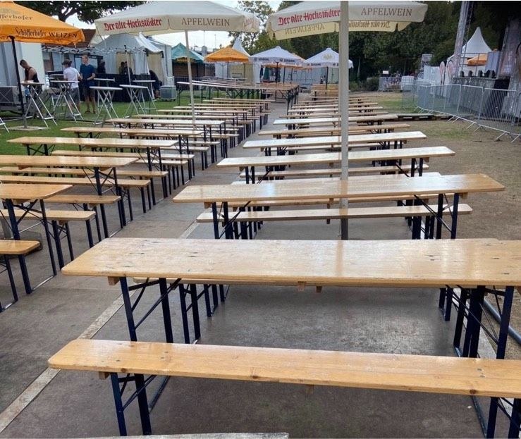 Bierzeltgarnitur Festzeltgarnitur Tisch hussen mieten in Bad Vilbel – 2