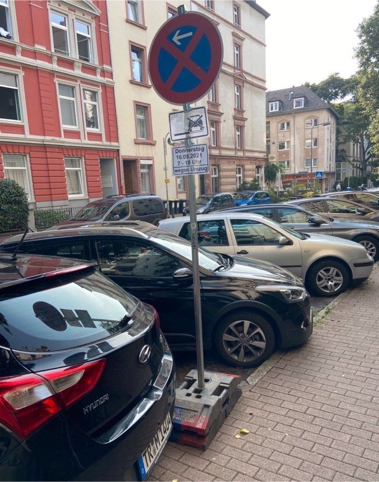 Parkverbot Halteverbot Umzug Lieferung schilder mieten in Bad Vilbel – 4