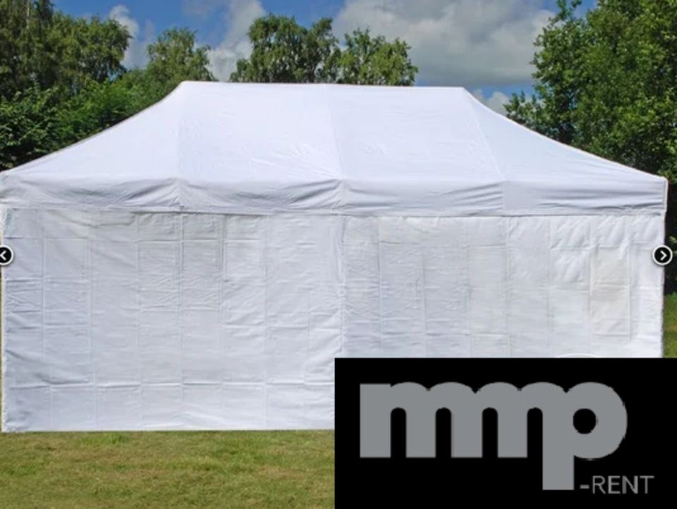 Faltzelt 3x6m Pavillon Seitenwände wasserdicht mieten bei MMP-Rent – 3