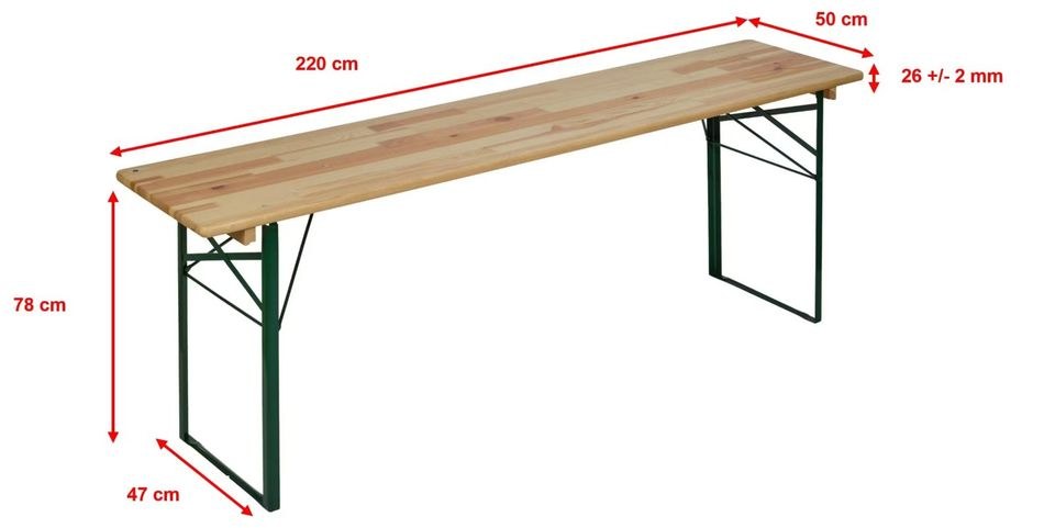 Bierzeltgarnitur 50cm inkl Polster Hussen mieten bei MMP-Rent – 4
