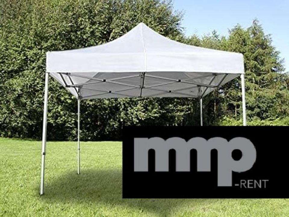 Faltzelt 3x3m Pavillon wasserdicht Seitenwände mieten bei MMP-Rent – 4