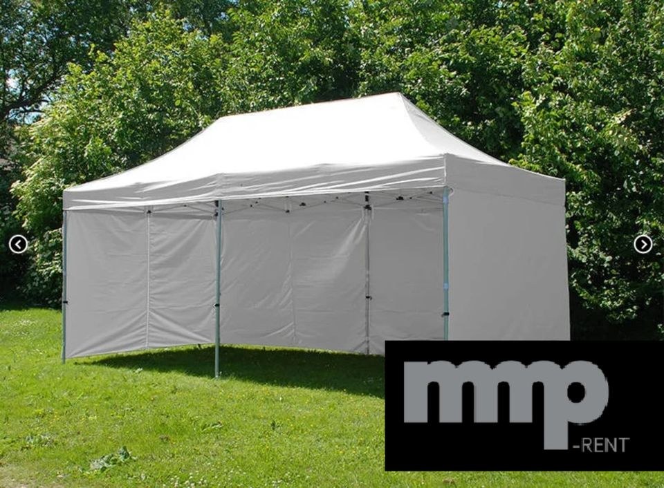Faltzelt 3x6m Pavillon Seitenwände wasserdicht mieten bei MMP-Rent – 4