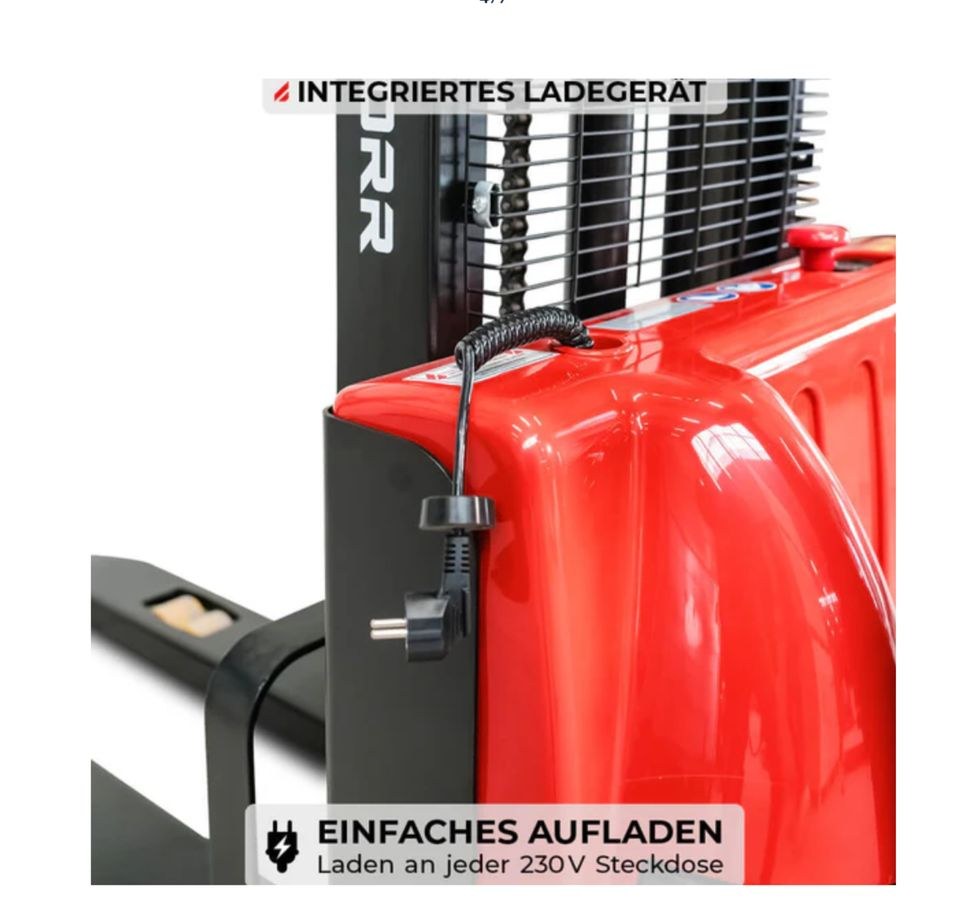 SCHORR Elektro Hoch Hubwagen 1,2t Stapler 3,5 m mieten bei MMP-Rent – 4