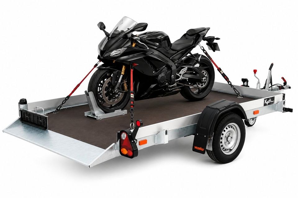 Smart Motorrad Transport Motorradanhänger mieten bei MMP-Rent – 2