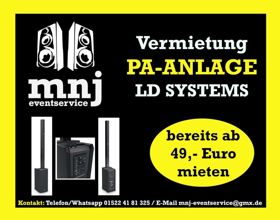 Hochwertige PA Musikanlage N Lautsprecher DJ mieten in Achim