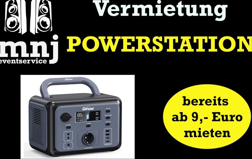 POWERSTATION N Stromversorgung Solarpanel mieten in Achim – 2