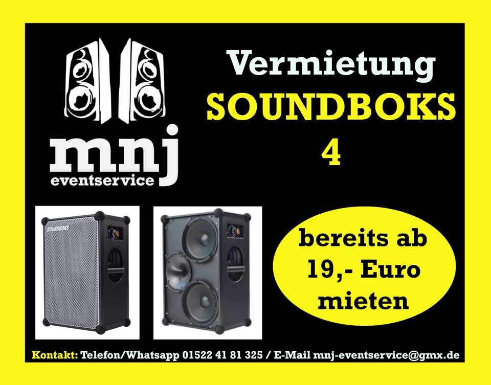 SOUNDBOKS 4 N Bluetooth Partybox Airbeat Hive mieten in Achim
