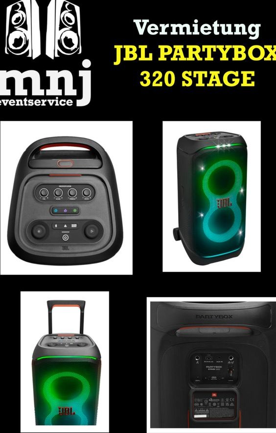 JBL PARTYBOX 320 STAGE N Bluetooth PA mieten in Achim – Party-Sound – 2