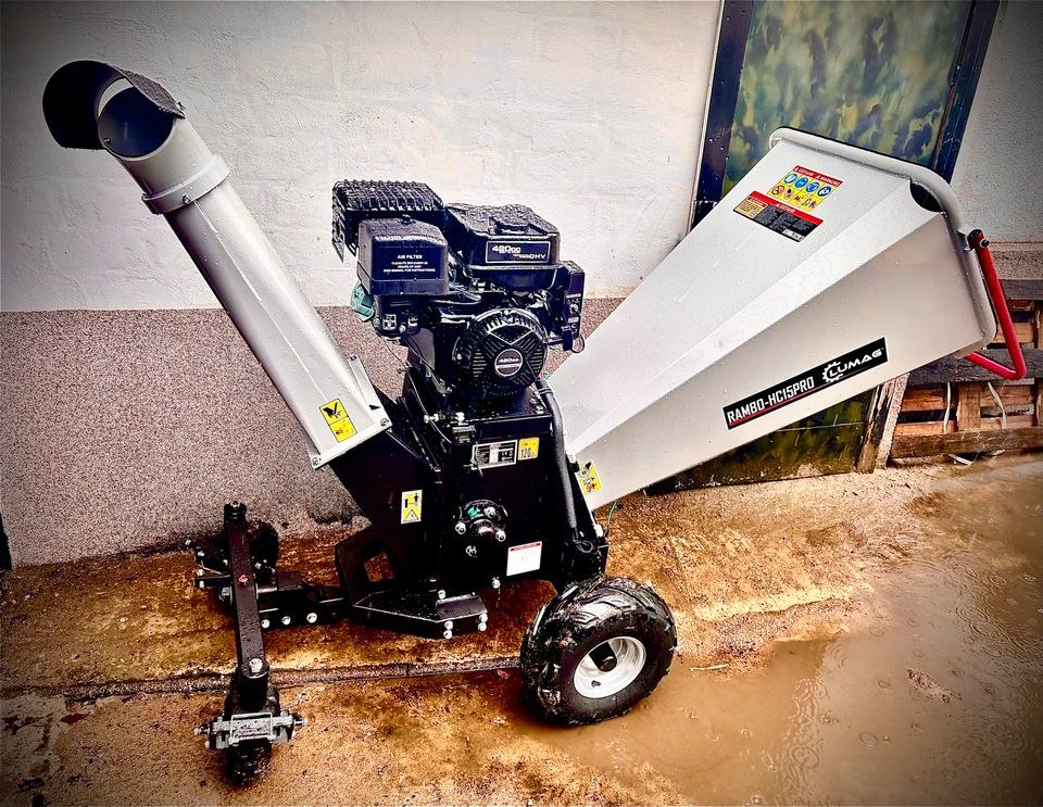 Häcksler Max Ø 15 cm 80 breit Benzin mieten bei MTK-Rent – 3