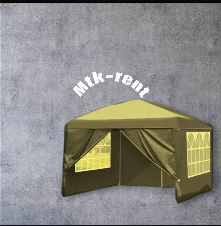 3x3 m Partyzelt Pavillon Seiten mieten bei MTK-Rent