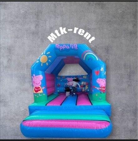 Hüpfburg Peppa Pig Einhorn Rutsche mieten bei MTK-Rent