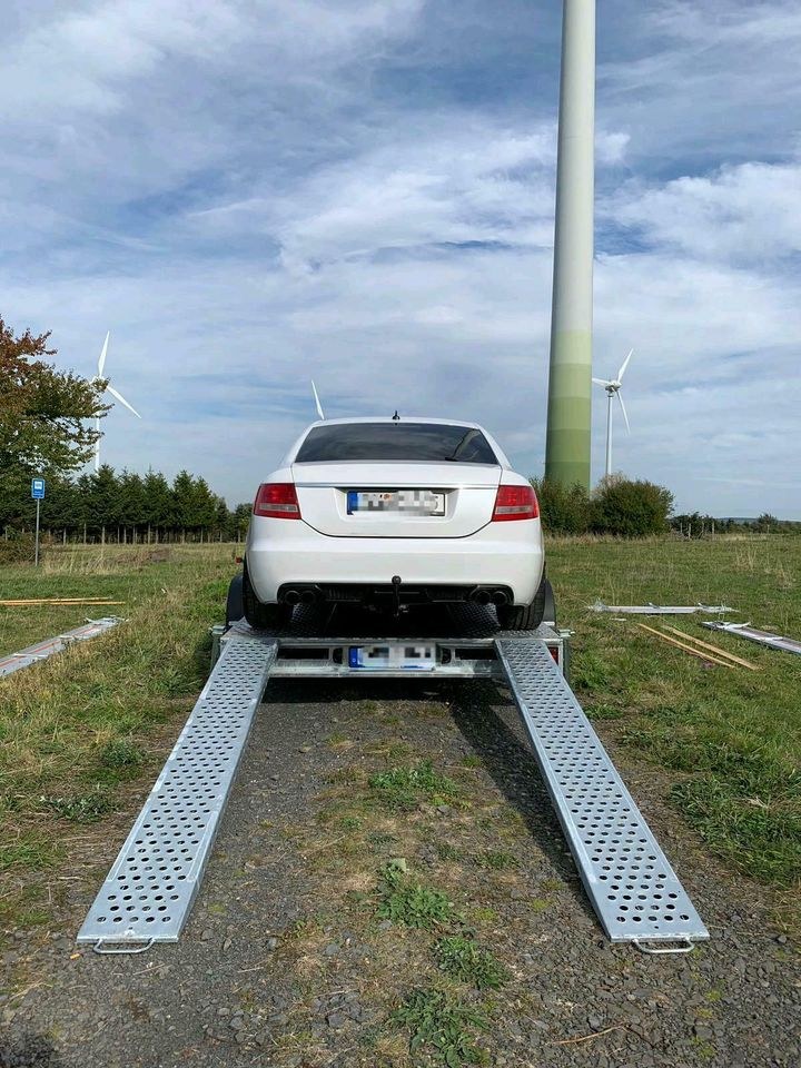 Tieflader Autotransporter Plattformanhänger mieten – 4