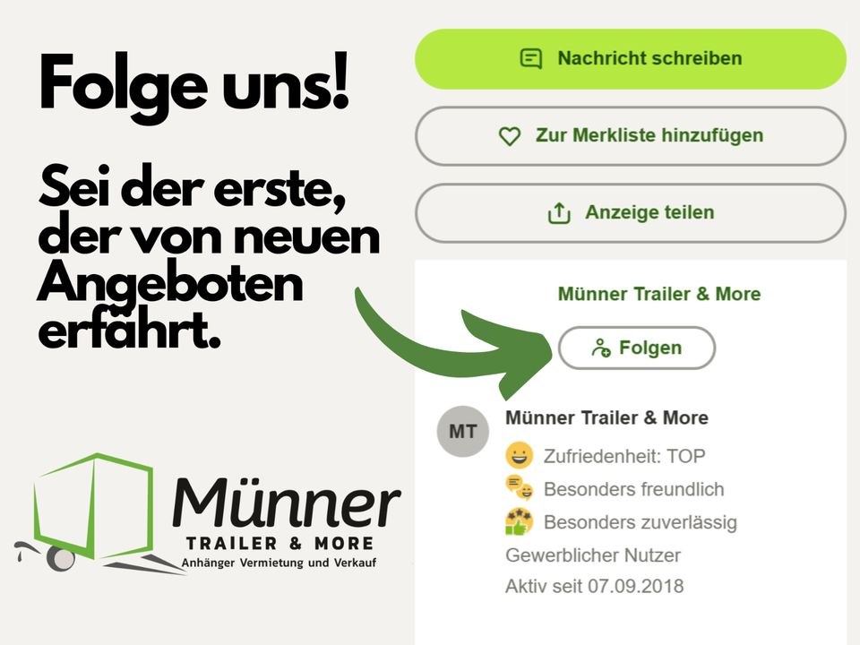 Plattformanhänger Autotransporter Tieflader mieten – 3