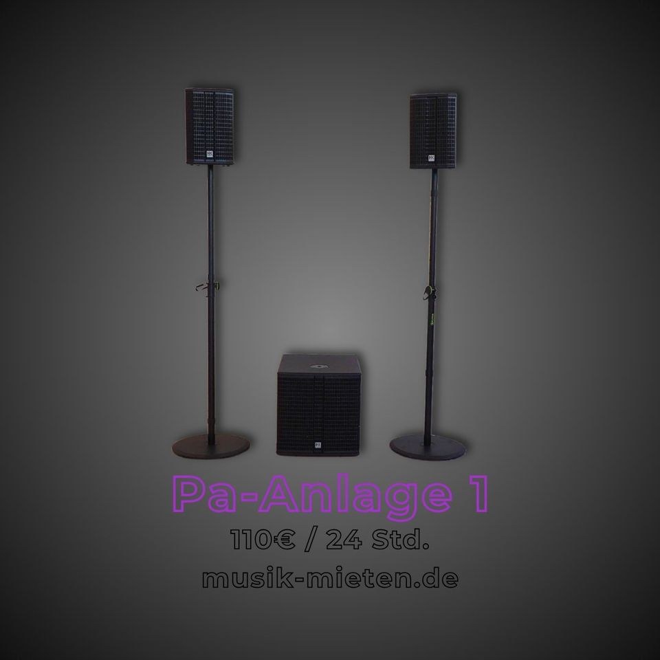 PA Anlage HK Audio RCF mieten in Witten – Party-Sound