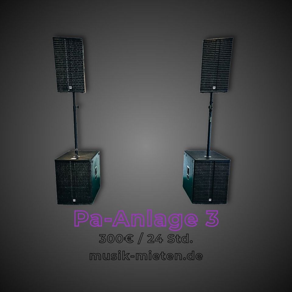 PA Anlage HK Audio RCF mieten in Witten – Party-Sound – 3