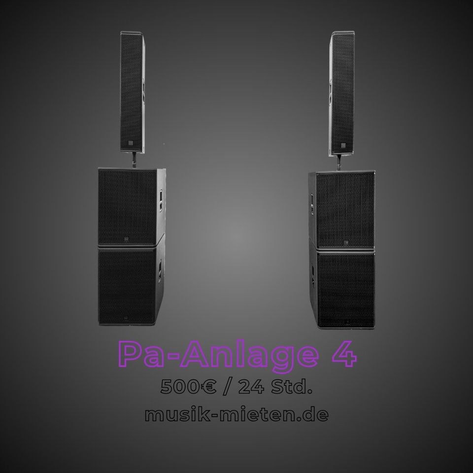 PA Anlage HK Audio RCF mieten in Witten – Party-Sound – 4