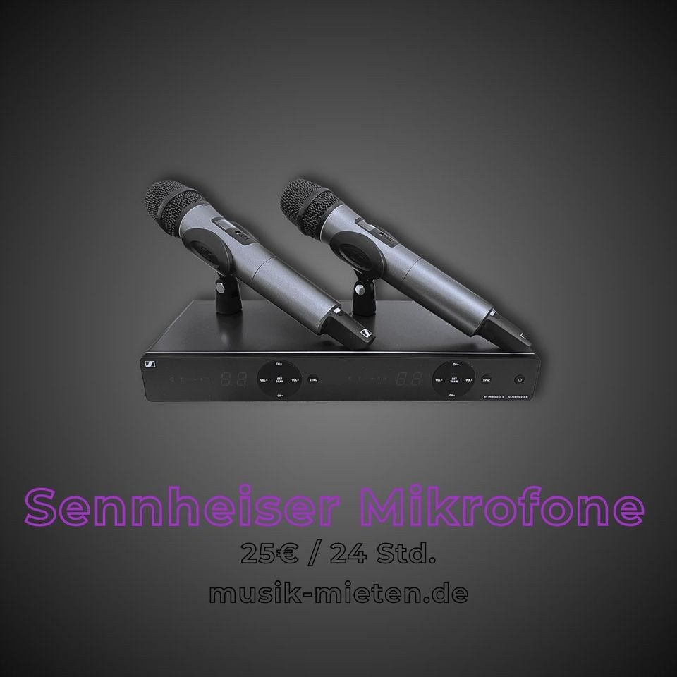 Funkmikrofone mieten in Witten – Sound, der ankommt