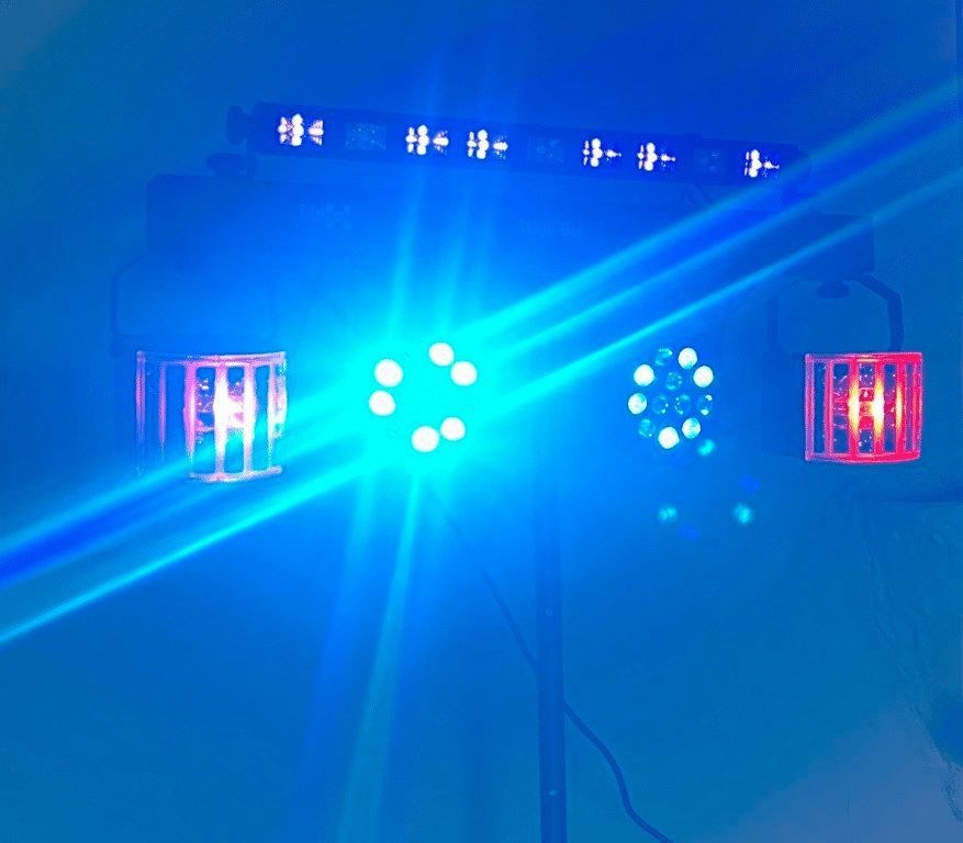 Lichtanlage Partylicht LED Bar Discolicht mieten in Kierspe