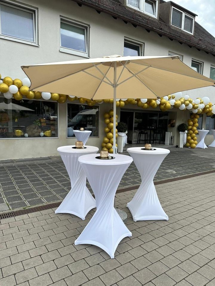 Stehtische mieten bei MyPaderEvents – für Empfang & Party