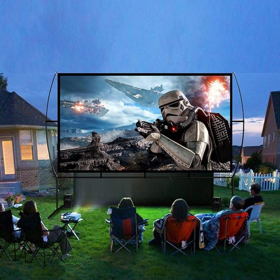 150 Zoll Leinwand Beamer mieten bei MyRento