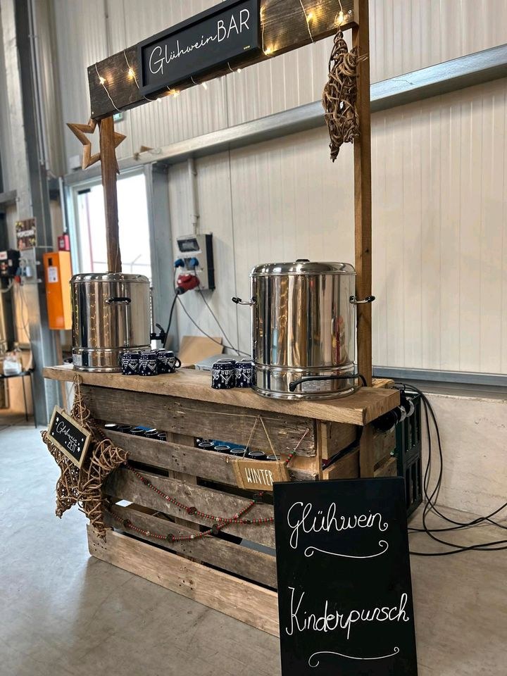 Glühweinbar Glühweinstand Punschkocher mieten in Stelle – mobile Bar – 2