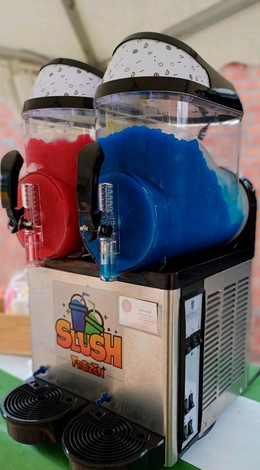 Slushmaschine Slushice slush zum mieten bei Candybar & Dekoverleih