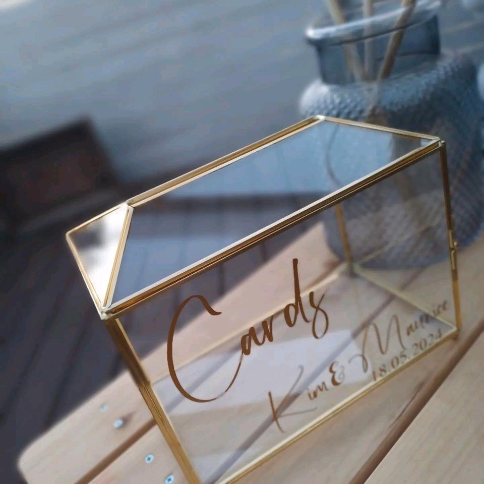 Kartenbox Deko mieten bei Candybar & Dekoverleih – für die Hochzeit