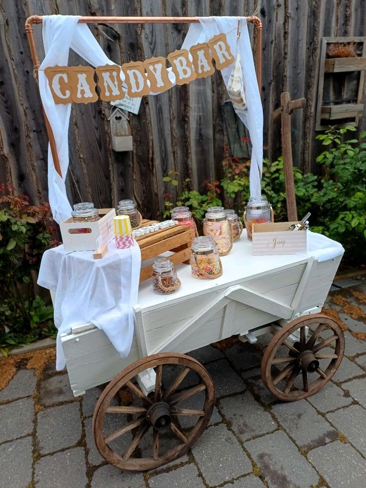 Candybarwagen zum Naschbar mieten in Stelle – mobile Bar