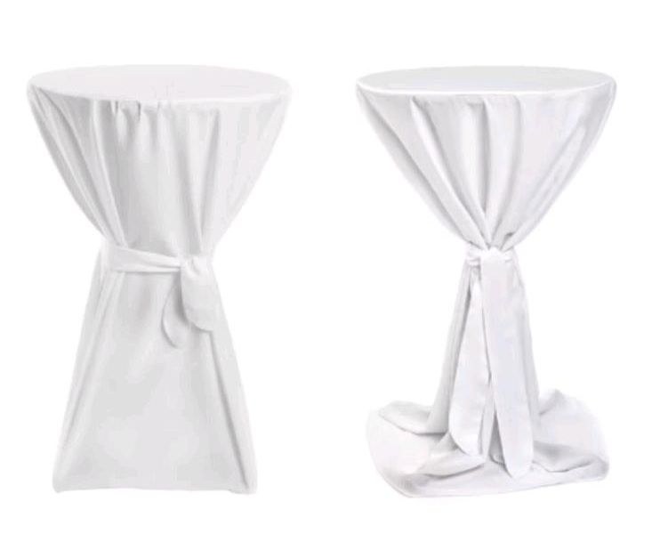 Stehtische Hussen 70cm mieten in Stelle – für Empfang & Party