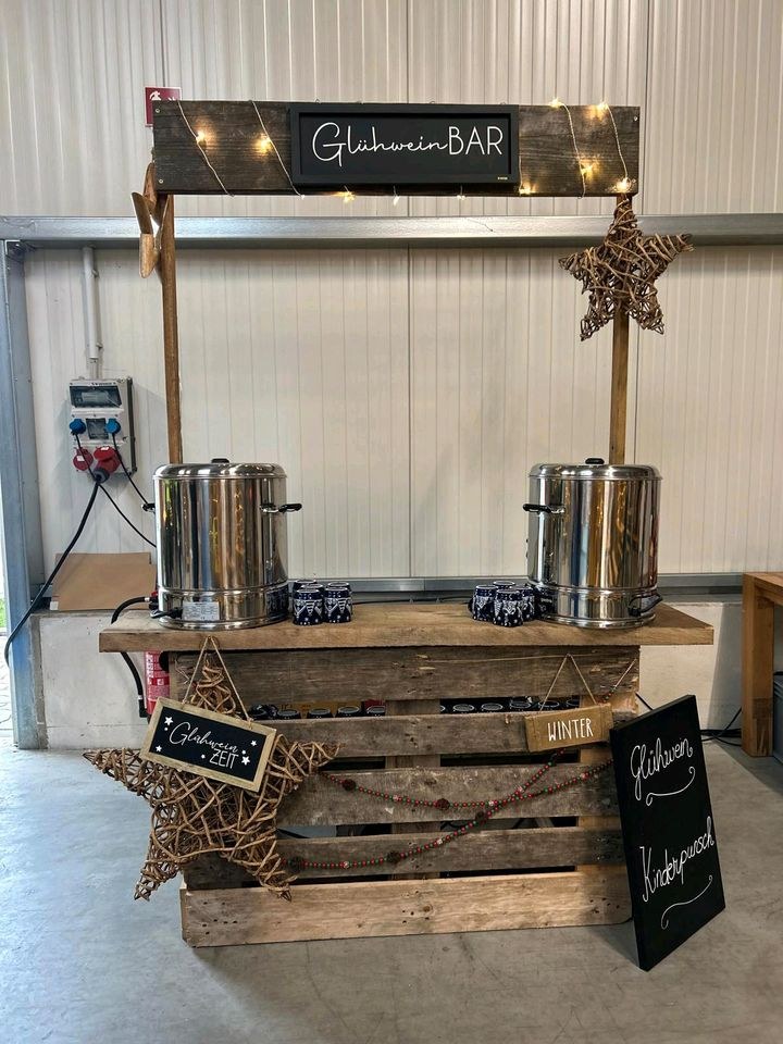 Glühweinbar Glühweinstand Punschkocher mieten in Stelle – mobile Bar