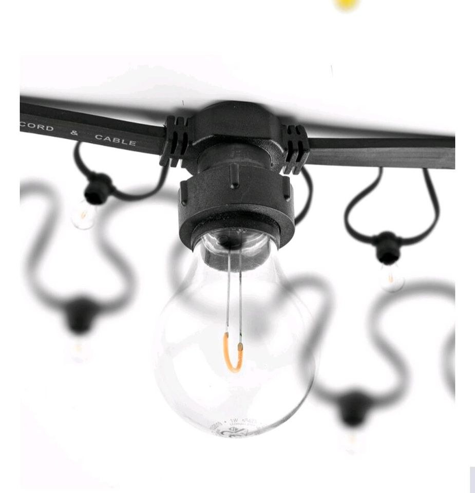 Illu Lichterkette outdoor 50m 100m 200m mieten in Stelle – 2