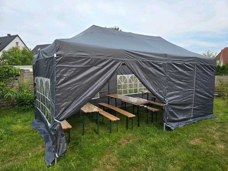 Faltpavillon Pop up Pavillon 3x3m 3x6m mieten in Herford – 4